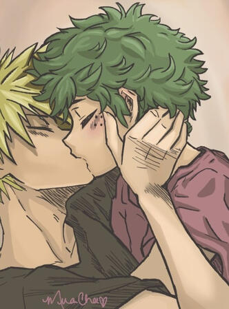 BakuDeku Kiss
